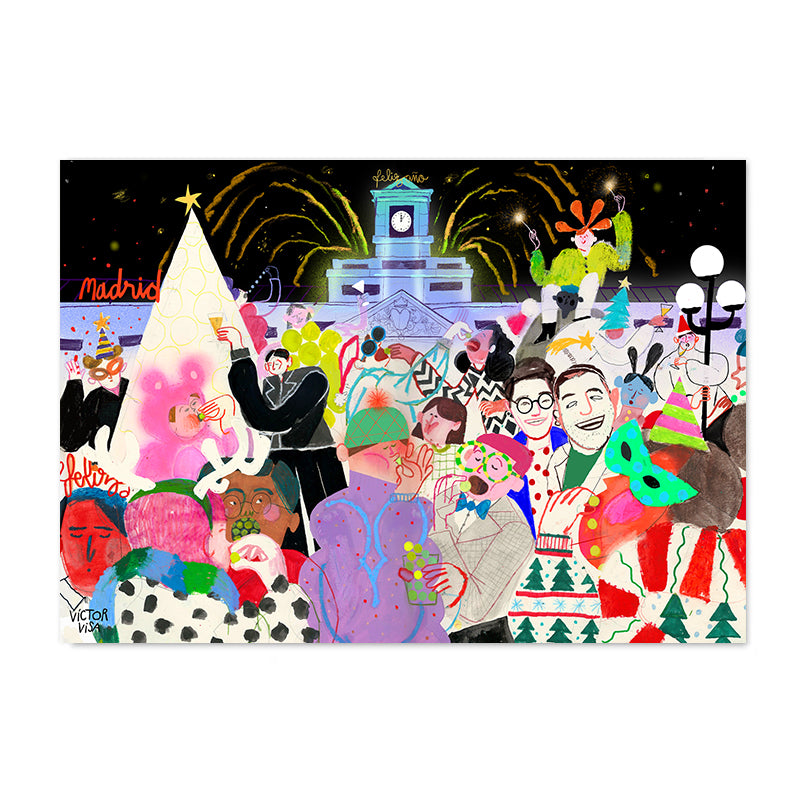 Puerta del Sol en Nochevieja