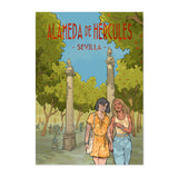 Chicas en la Alameda de Hércules en Sevilla