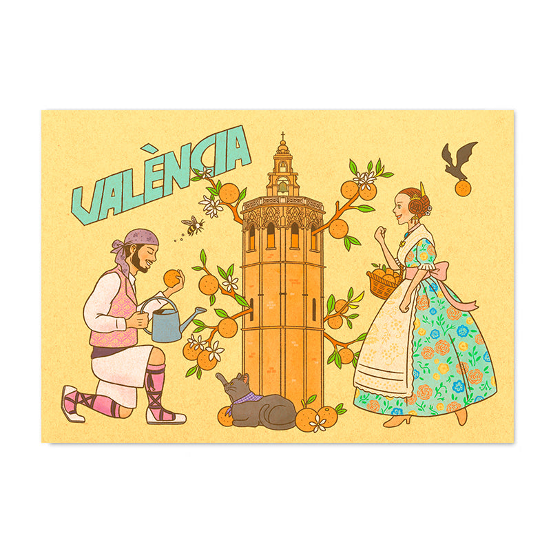 Falleros con el Micalet