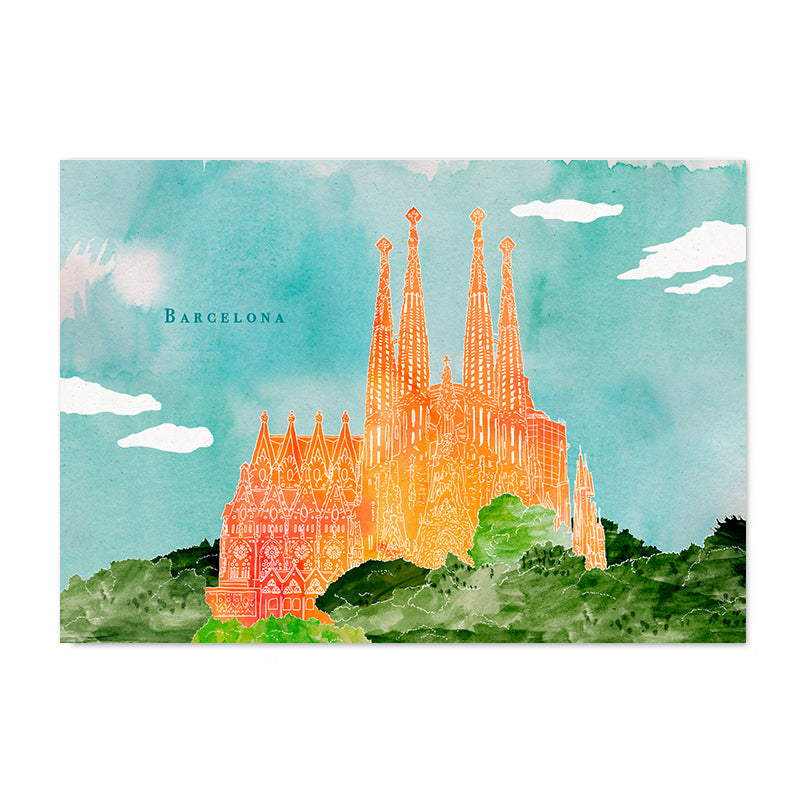Postal 'La Sagrada Familia'