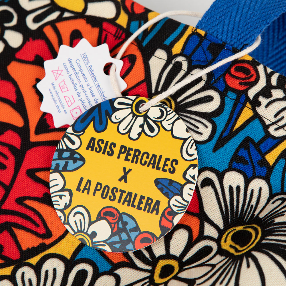 Tote bag tigre con flores