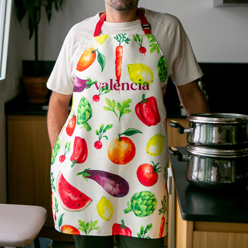Delantal frutas y verduras