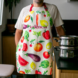 Delantal frutas y verduras