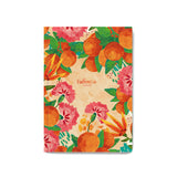 Libreta Naranjas y Flores