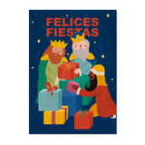 Postal Navidad Reyes Magos