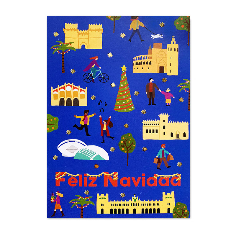 Monumentos de Valencia en Navidad