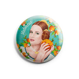 Imán fallera con naranja