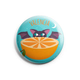 Imán murciélago con naranja