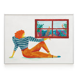 Chica con vistas al mar