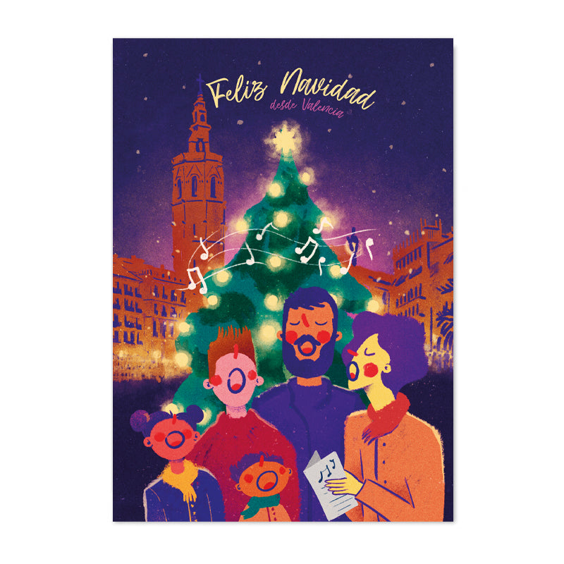 Postal Navidad Valencia