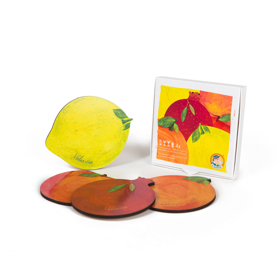Posavasos frutas