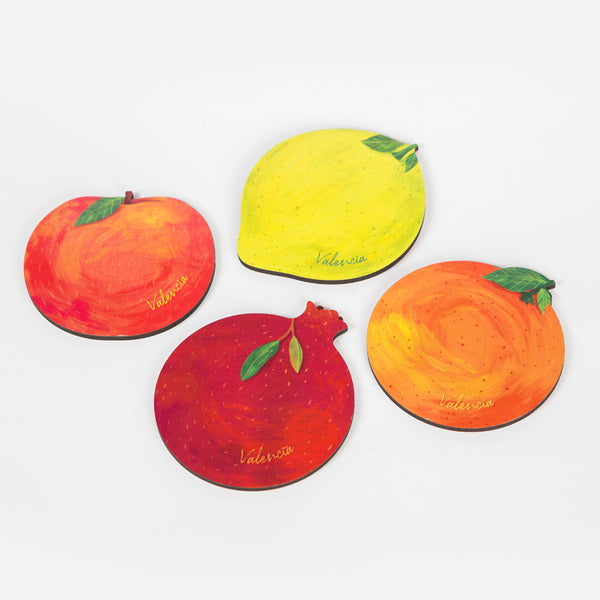 Posavasos frutas