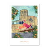 Pájaros en la catedral de Valencia