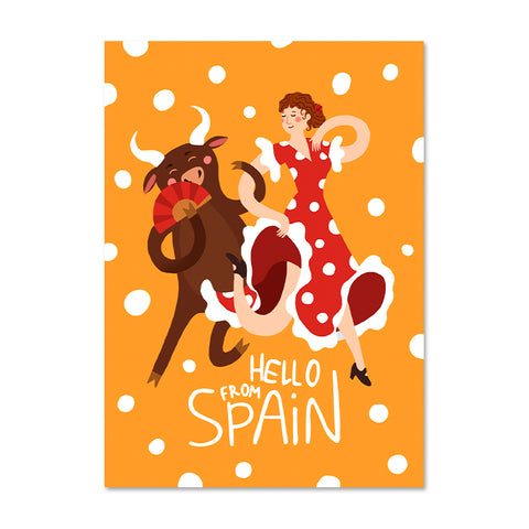 Flamenca con toro