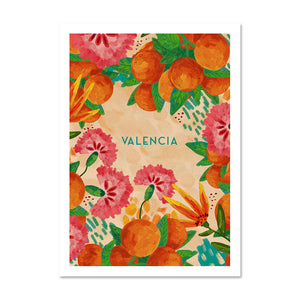 Naranjas y flores
