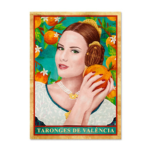 Fallera con naranja