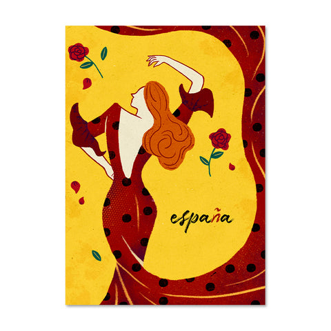 Flamenca bailando