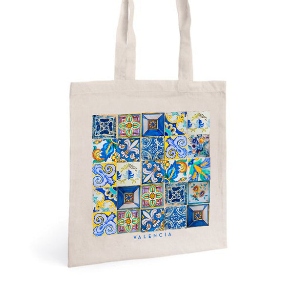 Tote bag azulejos de Valencia